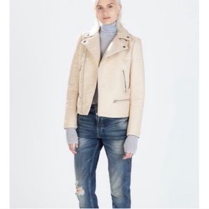 ZARA Moto Faux Leather Moto Jacket